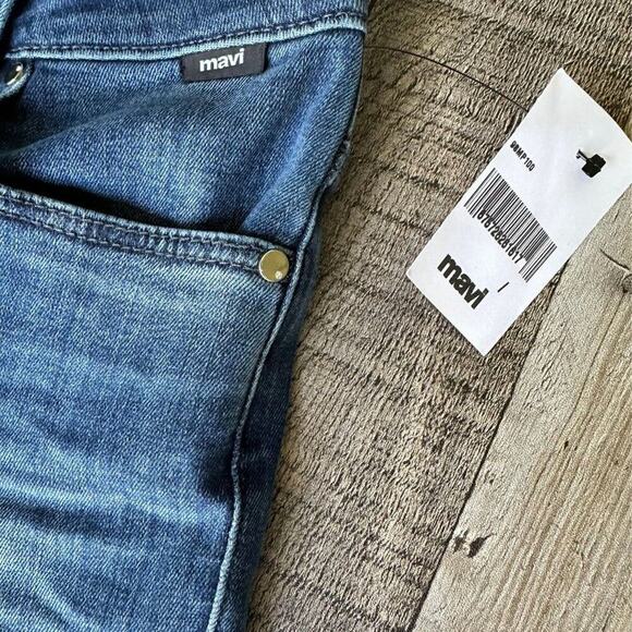 Mavi Tess Super Skinny Women's Jeans In Smoky Blue Stretch Size 27 - Picture 6 of 11